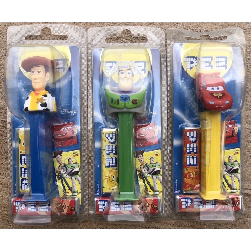 ลูกอม PEZ (เพซ) การ์ตูนหัวโต ลาย Toy Story แพคญี่ปุ่น 🇯🇵 มือสอง 🍭