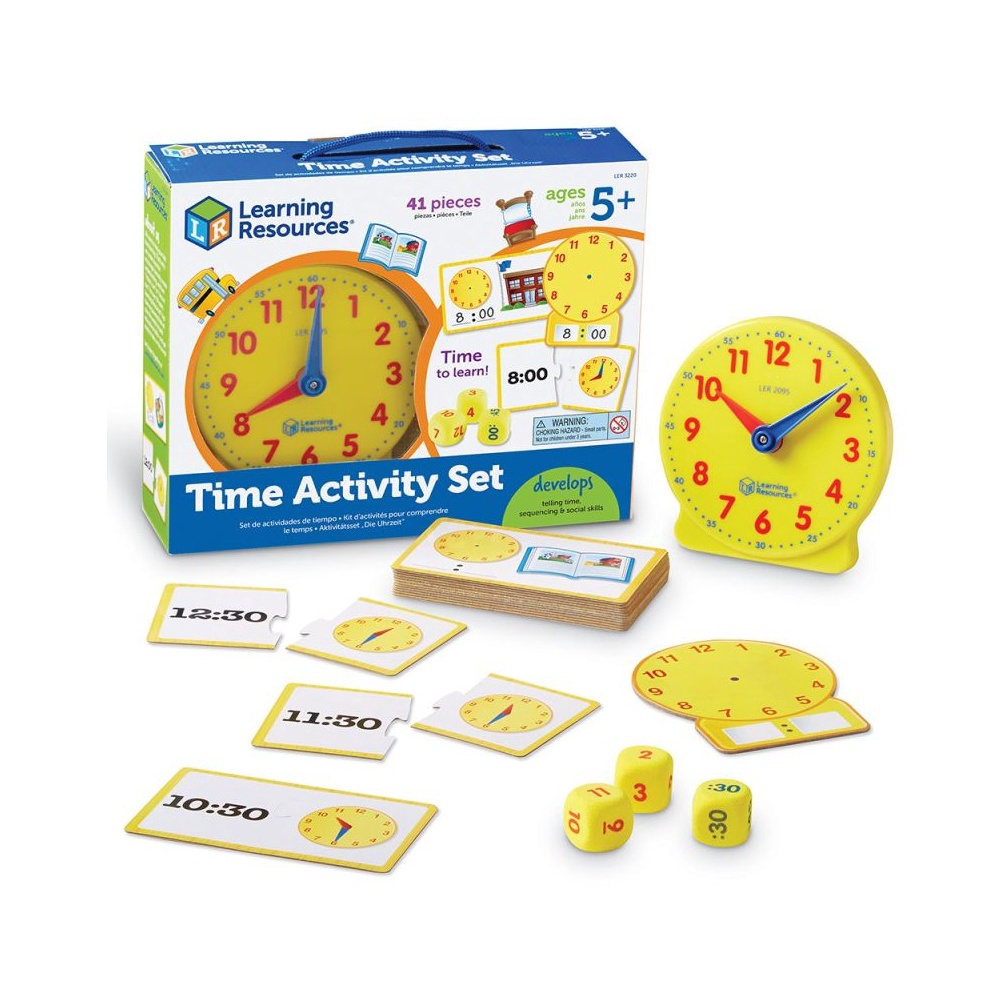 พร้อมส่ง Time Activity Set ของเล่น นาฬิกา เรียนรู้เวลา (Learning ...