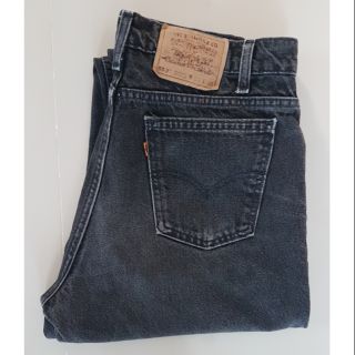 กางเกงยีนส์วินเทจป้ายส้ม Levis 550  U.S.A W34 (I1013)