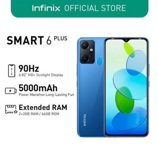 Infinix Smart 6 PLUS (Ram2/64GB)ประกันศูนย์ไทย 1ปี