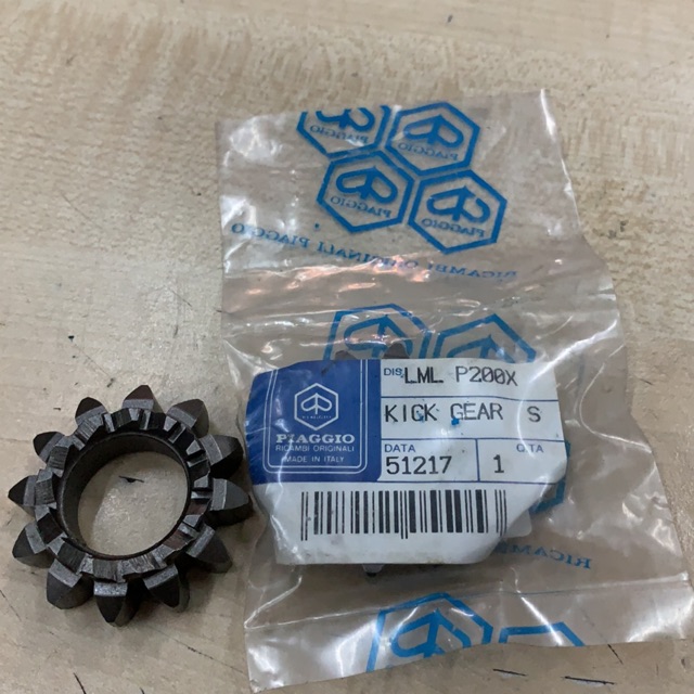 Vespa Classic Stater Gear 12 ฟันสําหรับ Vespa PX 200, Excel & LML Star