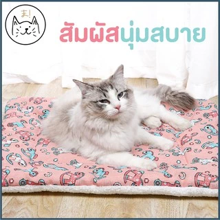 KUMA まเบาะรองนอน นุ่ม สบาย ใช้ได้ 2 ฝั่ง ที่นอนแมว ที่นอนสุนัข เบาะสัตว์เลี้ยง เบาะเสริม ที่นอนสัตว์เลี้ยง เบาะนุ่มแมว