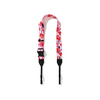 PROSPER - BAPE A Bathing APE ABC Camo Camera Wide Strap Pink