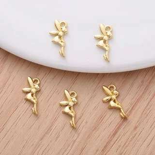 จี้สร้อยคอ สร้อยข้อมือ รูปเอลฟ์ นางฟ้า สไตล์วินเทจ DIY 40 ชิ้น