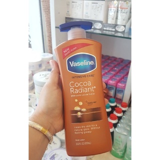 Vaseline body cocoa radiant lotion 600 ML.