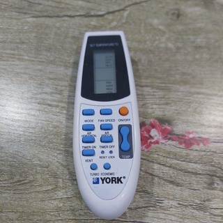 รีโมทแอร์YORKของแท้ใส่ถ่านใช้ได้เลย