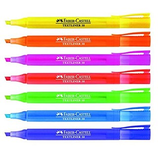 ปากกาเน้นข้อความ Faber Castell Textliner38 มี 7 สี