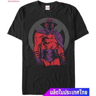 เสื้อยืดผู้ชายและผู้หญิง Mens Marvel X-Men Magneto Logo T-Shirt Short sleeve T-shirts%tB