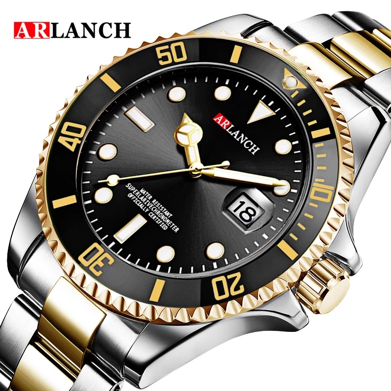 Arlanc brand Premium Waterproof Stainless Steel Mens Watch 305