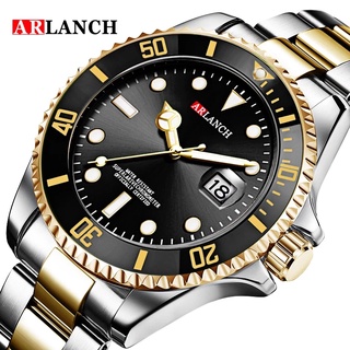 Arlanch brand Premium นาฬิกาข้อมือ สายสแตนเลส กันน้ํา สําหรับผู้ชาย 305