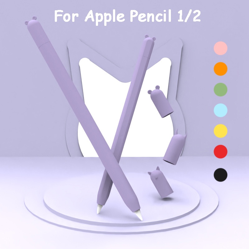Apple iPad Pencil Pro 2 1 ฝาครอบป้องกันลายการ์ตูนกันลื่นและกันสิ่งสกปรก เคสปากกา ApplePencil 2 1 Case ปลอกสำหรับ iPad Pencil เคสปากกาไอแพด