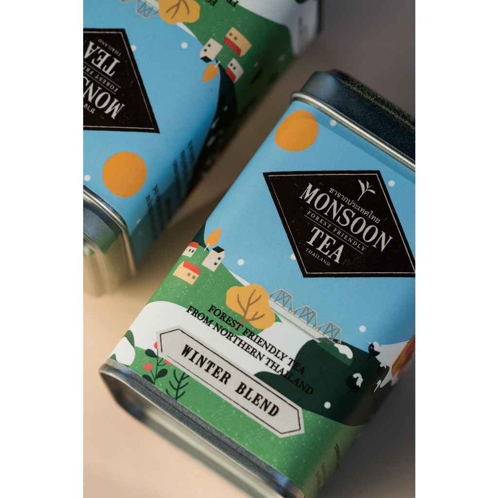 Winter Blend ชาเขียวเบลนด์ Tea from Thailand, Thai Tea ออร์แกนิค Forest tea จากภาคเหนือ ชาป่า ชาไทยสุดพรีเมียม หอมอร่อย