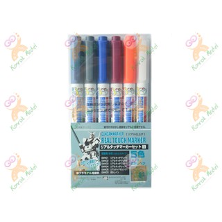 GMS112 Gundam Maker Real Touch Set #01 (Set of 6 Paint Markers)