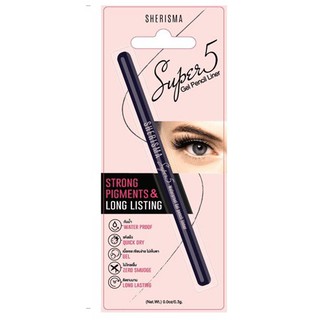 Sherisma Super 5 gel Pencil Liner #Black