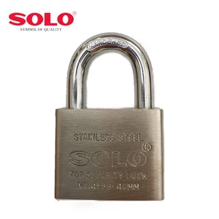 Solo No.4588 กุญแจคล้องสเตนเลส ขนาด 35-40-45-50mm ชนิดหูสั้นและหูยาว