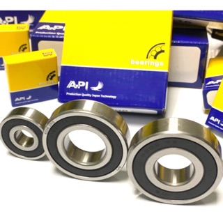 API Bearing 6207 2RS ตลับลูกปืน เม็ดกลมร่องลึก คุณภาพเยี่ยม มาตรฐาน DGBB