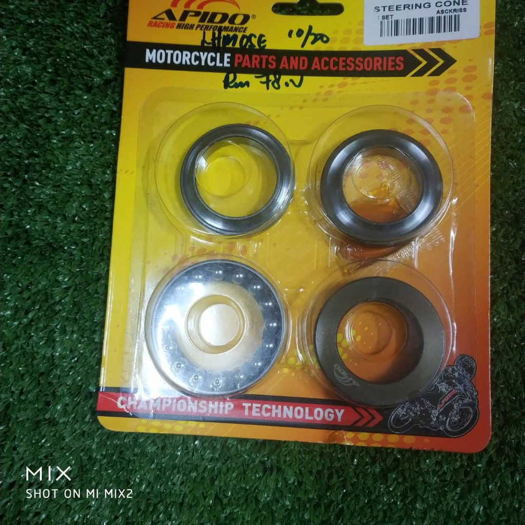 MODENAS KRISS 1-2/ CT100-110/ MR1 STEERING CONE/HANDLE BEARING SET APIDO