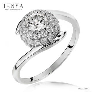 Lenya Jewelry  แหวนเงินแท้ ประดับด้วย Diamondlike เสริมบุคลิกเพิ่มความมั่นใจ