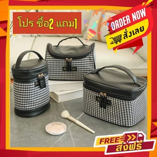 &lt;สต๊อกไทย&gt; โปรซื้อ 2 แถม 1 ส่งฟรี ชิโนริx3 กระเป๋าเครื่องสำอางค์ ใส่แปรงได้เยอะมาก กระเป๋าแคนวาส