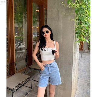 จัดส่งทันทีCicishop(2032)กางเกงยีนส์ขาสั้นทรงสามส่วน ตัวนี้งามmy styles ใส่ง่าย ทรงดีเอวสูงใส่แล้วดูเพรียว