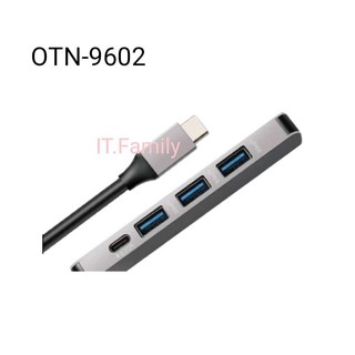 ตัวแปลง TYPE-C To USB 3.0  4PORT +PD  OTN-9602  ONTEN  (ออกใบกำกับภาษีได้)