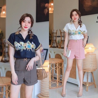 🔖🔖Tag : Aiyarin Brand ชุดเซ็ต 2 ชิ้น เสื้อพิมพ์ลาย (Size 2XL)