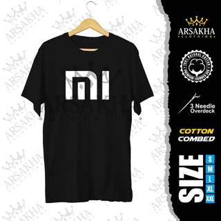 เสื้อยืด ผ้าฝ้าย พิมพ์ลายโลโก้ Distro Combed 30S สําหรับ Xiaomi