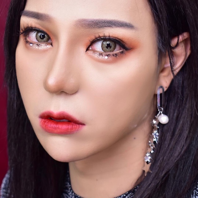 Erdem brown เลนส์ขนาดมินิ ไล่สี