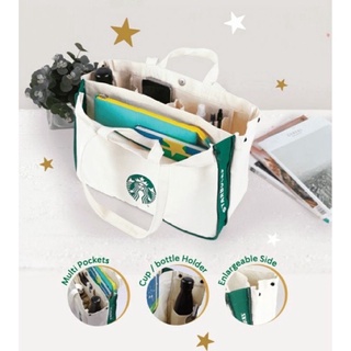 ของแท้จากช้อป!! Starbucks Carry All Tote Bag กระเป๋า กระเป๋าstarbuck