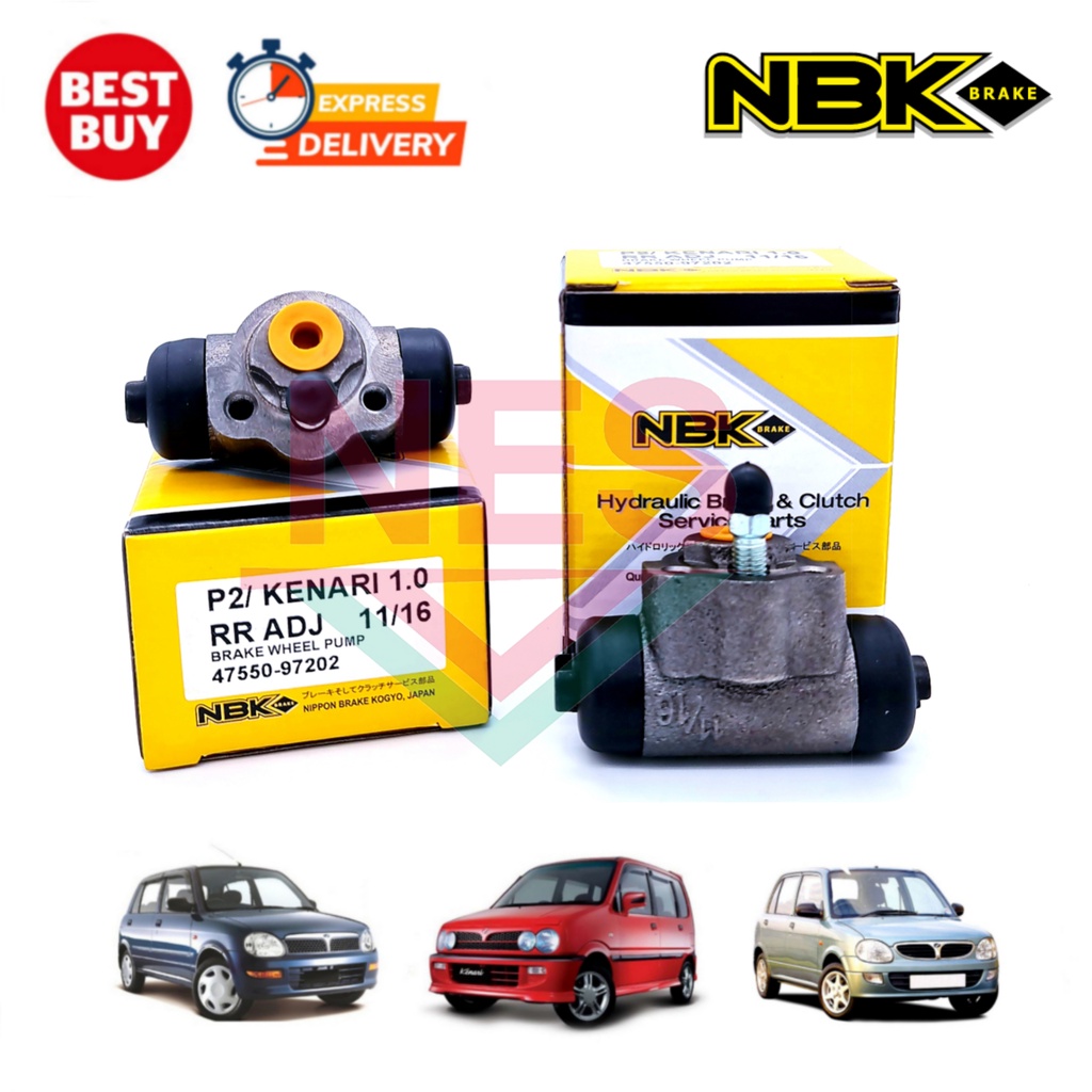 ปั๊มเบรคหลัง (1 ชิ้น) Perodua Kenari Kelisa 47550-97202