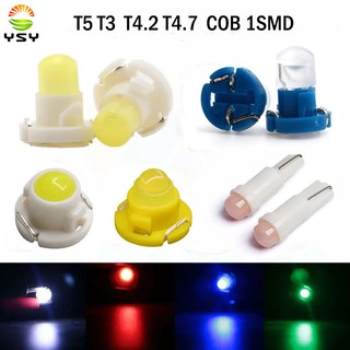 ราคาหลอดไฟ Led T5 T4 . 7 T4 . 2 T3 Cob 1 Smd สําหรับรถยนต์รถจักรยานยนต์