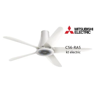 MITSUBISHI พัดลมเพดาน แบบรีโมทคอนโทรล 56 นิ้ว C56-RA5 สีเทาคลาสซี่ (เทาเข้ม) / สีเทาหมอก (เทาอ่อน)
