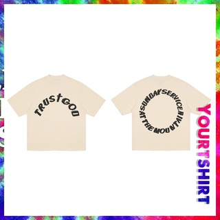 #T7 เสื้อยืดแขนสั้น ผ้าฝ้าย พิมพ์ลาย Kanye ขนาดใหญ่ สไตล์ฮิปฮอป วินเทจ สําหรับผู้ชาย