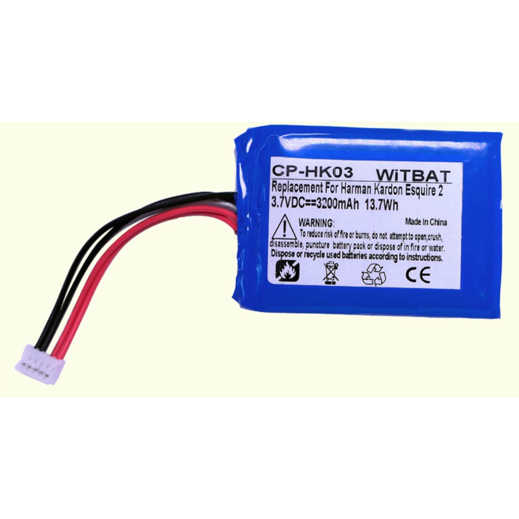 แบต แบตเตอรี่ ลำโพง บลูทูธ ไร้สาย พกพา Kardon Esquire 2 audio speaker battery CP HK03 GSP805070 batt