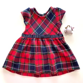 Janie and Jack plaid dress baby girl 6 - 12 month