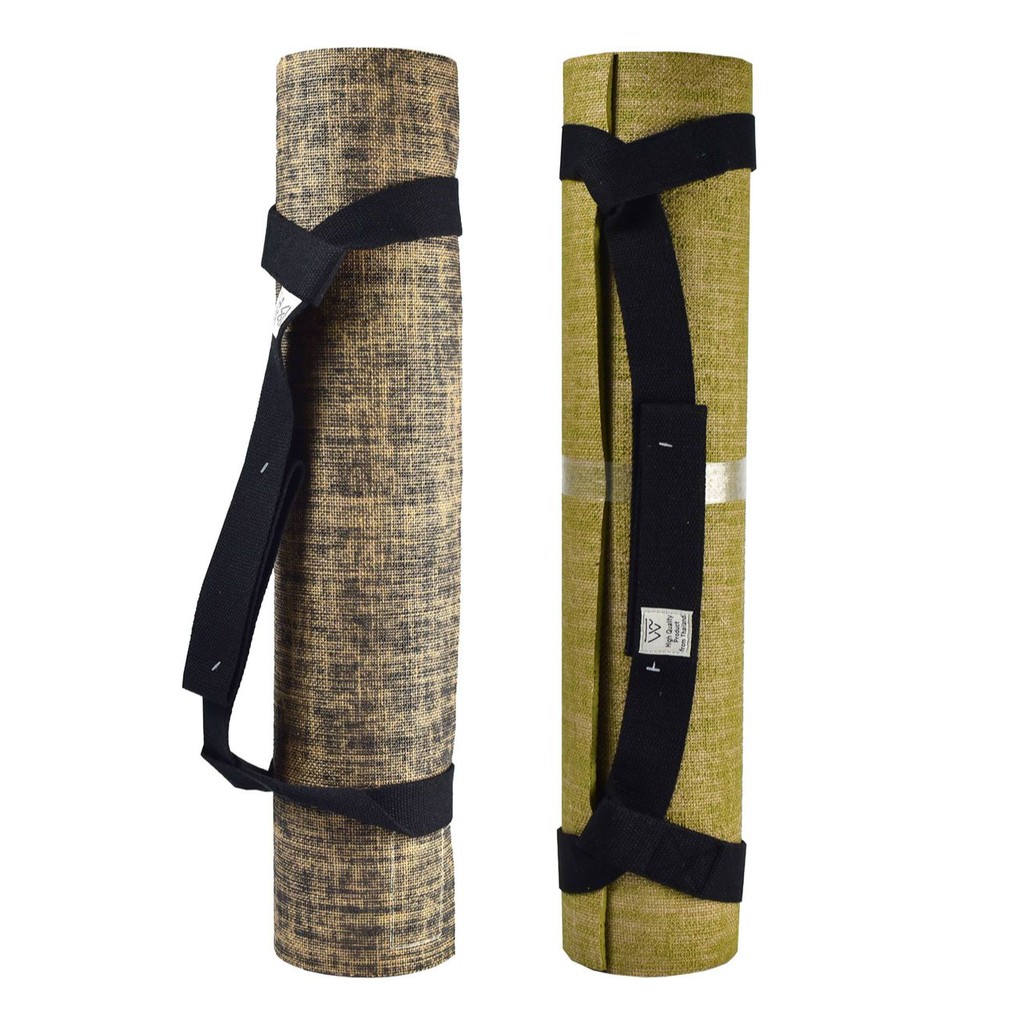 เสื่อโยคะ โดยวัสดุธรรมชาติ (Jute Yoga Mat) รุ่นหนา 5MM ขนาดยาวพิเศษ 183x61CM น้ำหนักเบา 1.6KG