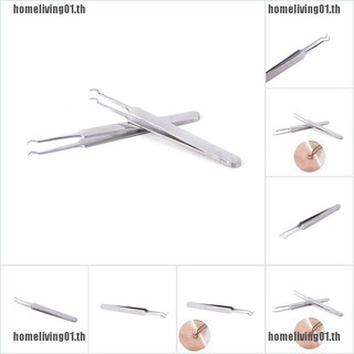 Homeliving01✿เครื่องมือกําจัดสิวเสี้ยน สิวหัวดํา แบบโค้งงอ