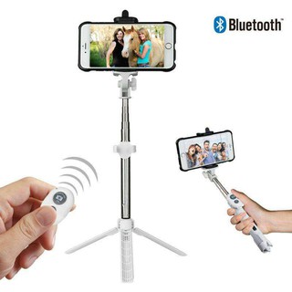 New Extendable Selfie Stick Tripod Remote Bluetooth Shutter