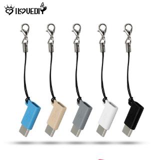 [DS] 1 ชิ้น usb mini micro usb female to type c 3 . 1 male อะแดปเตอร์แปลงสายเคเบิ้ล