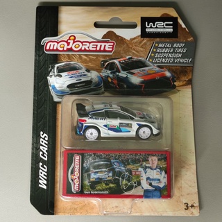 MAJORETTE wrc  ford fiesta ล้อยาง