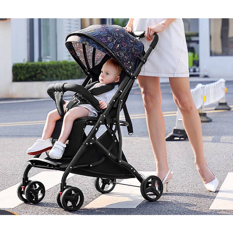 Strollers & Travel Systems 795 บาท รถเข็นเด็ก รถเข็นเด็กพับได้ ปรับได้ 3 ระดับ(นั่ง) น้ำหนักเบา รองรับหนัก ใช้ได้ตั้งแต่แรกเกิด Mom & Baby