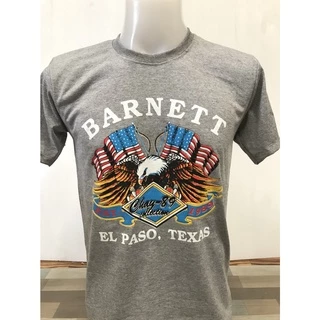 เสื้อยืดท็อปดำ-ท็อปดราย ลาย นก BARNETT วินเทจสุดฮิต