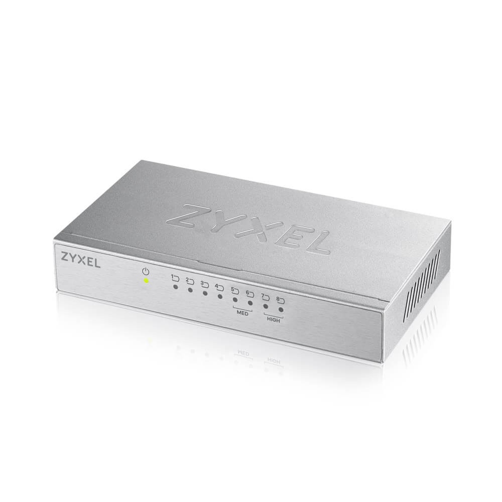 ZyXEL (GS-108BV3) 8 Port (6") Gigabit Switching Hub 10/100/1000 Mbps