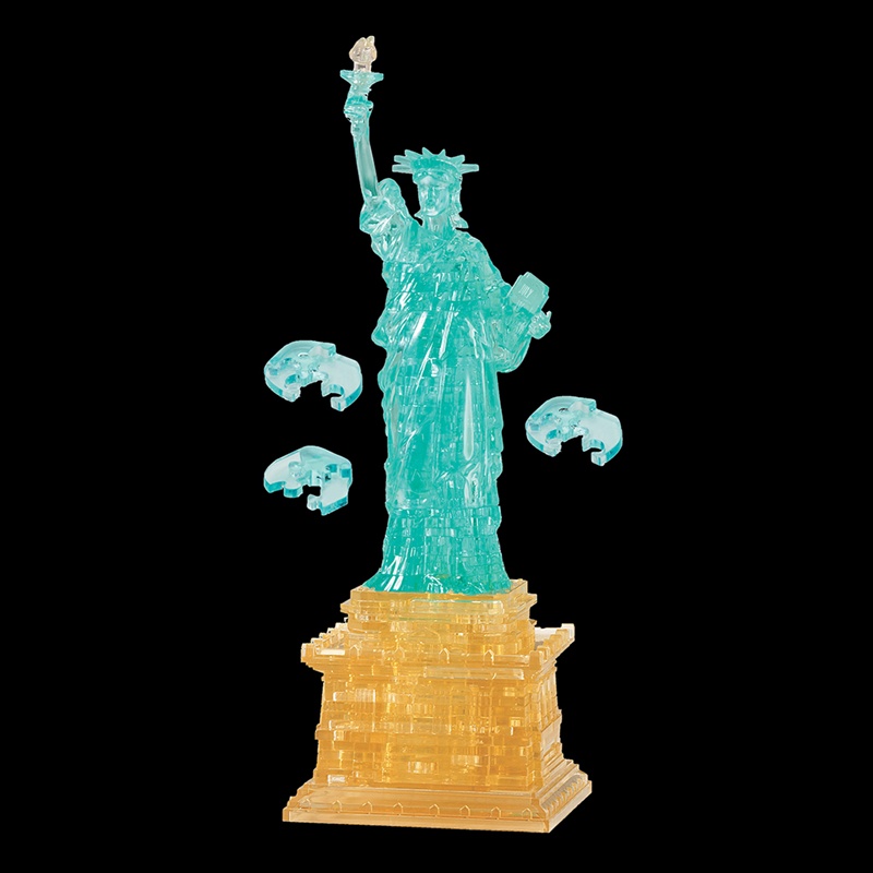 3D Crystal Puzzle ของเล่นตัวต่อสามมิติ Statue of Liberty ของแท้100% จากญี่ปุ่น สินค้าพร้อมส่ง