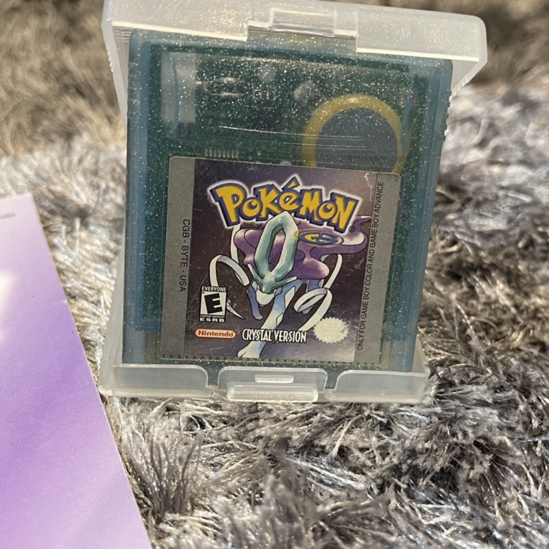 ตลับแท้ Game Boy Color : Pokemon Crystal  (US) พร้อมคู่มือ