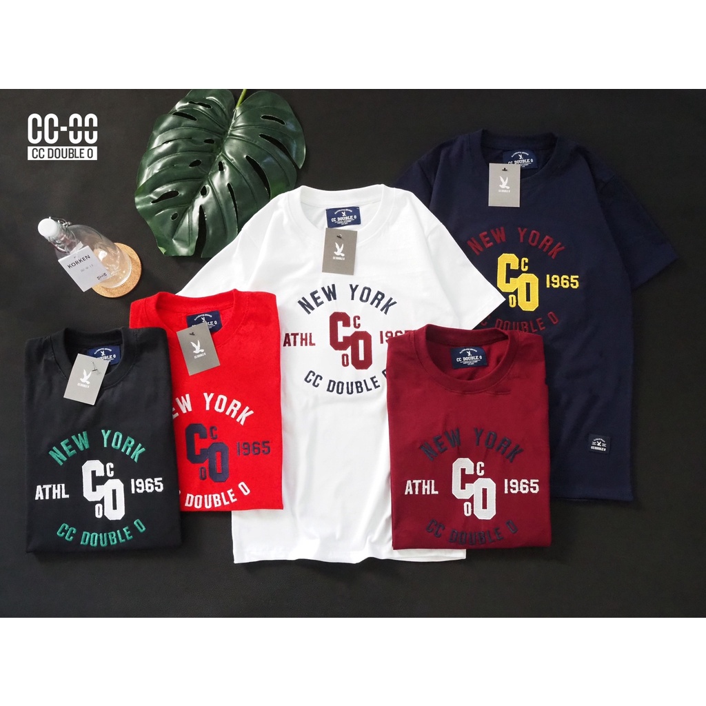 💥ลดล้างสต๊อก💥 เสื้อยืดแขนสั้นงานปัก CCOO Cotton 100% NO.(SMLXL)