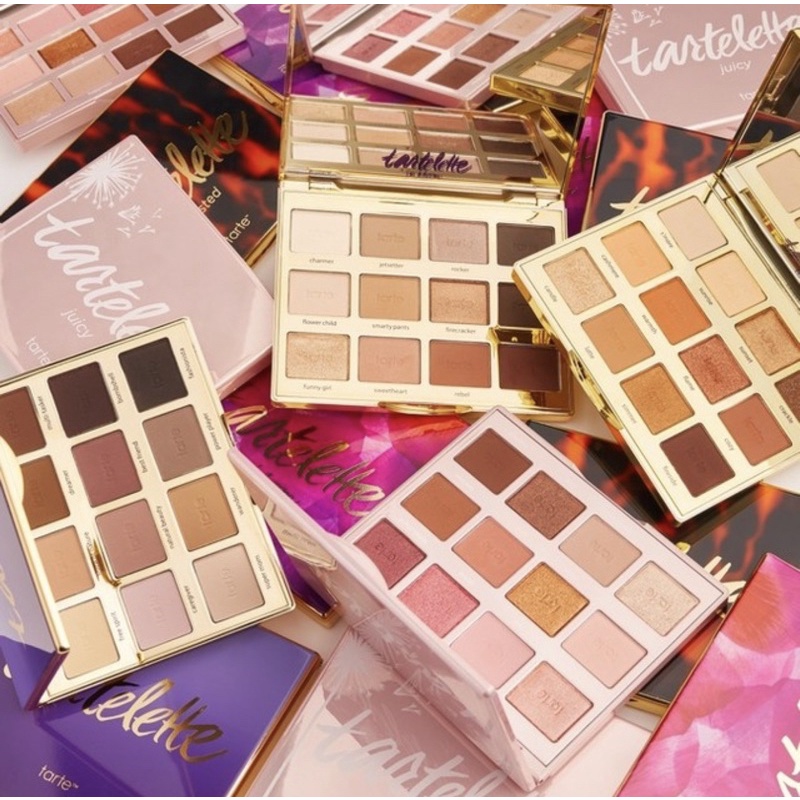 พร้อมส่ง! [รวมทุกรุ่น/มีรุ่นใหม่] 💜 tarte tartelette eyeshadow palette - in bloom/toasted/juicy/energy/trippin