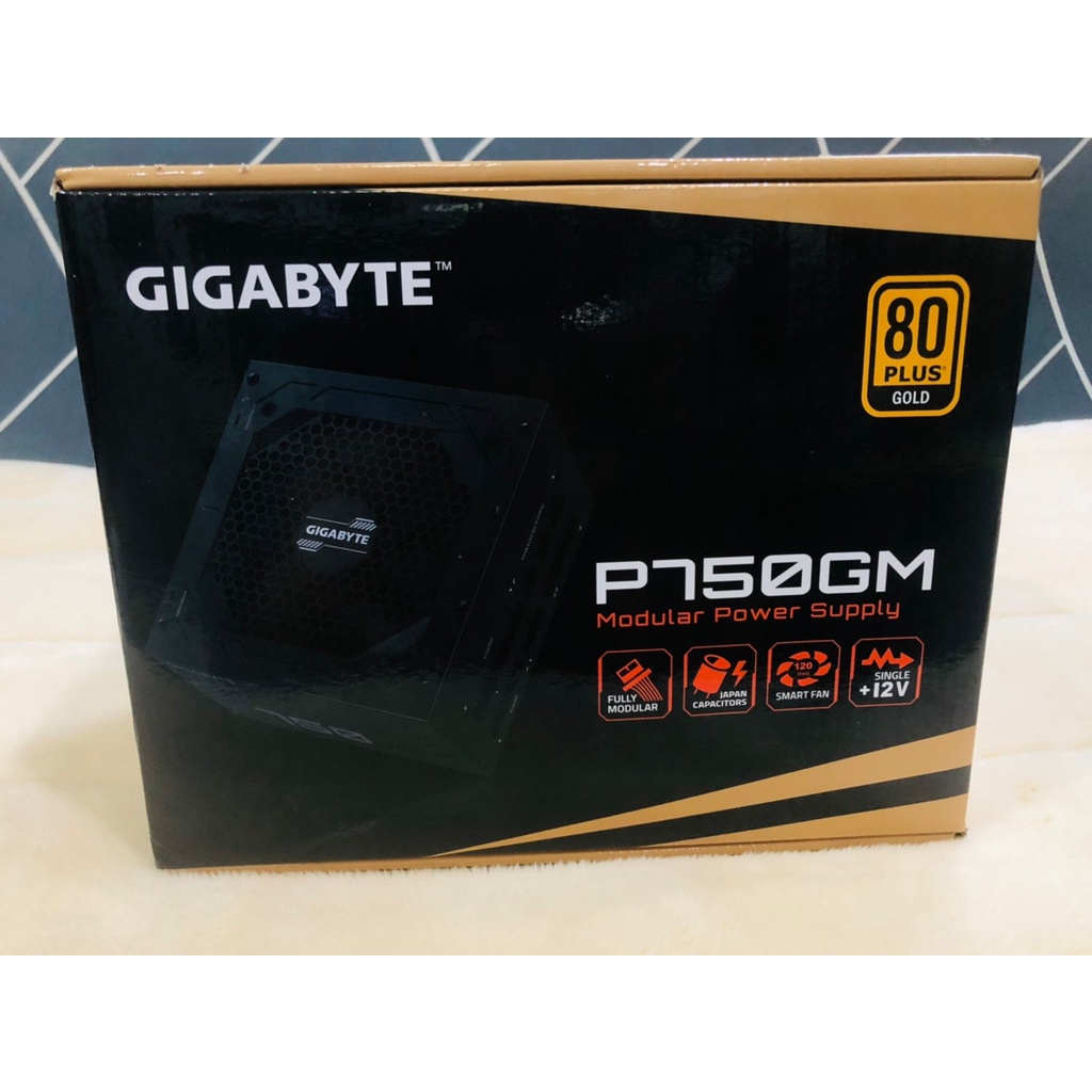 POWER SUPPLY (อุปกรณ์จ่ายไฟ) Gigabyte P750GM 750 W (80 PLUS Gold) มือ 2 ประกันเหลือ