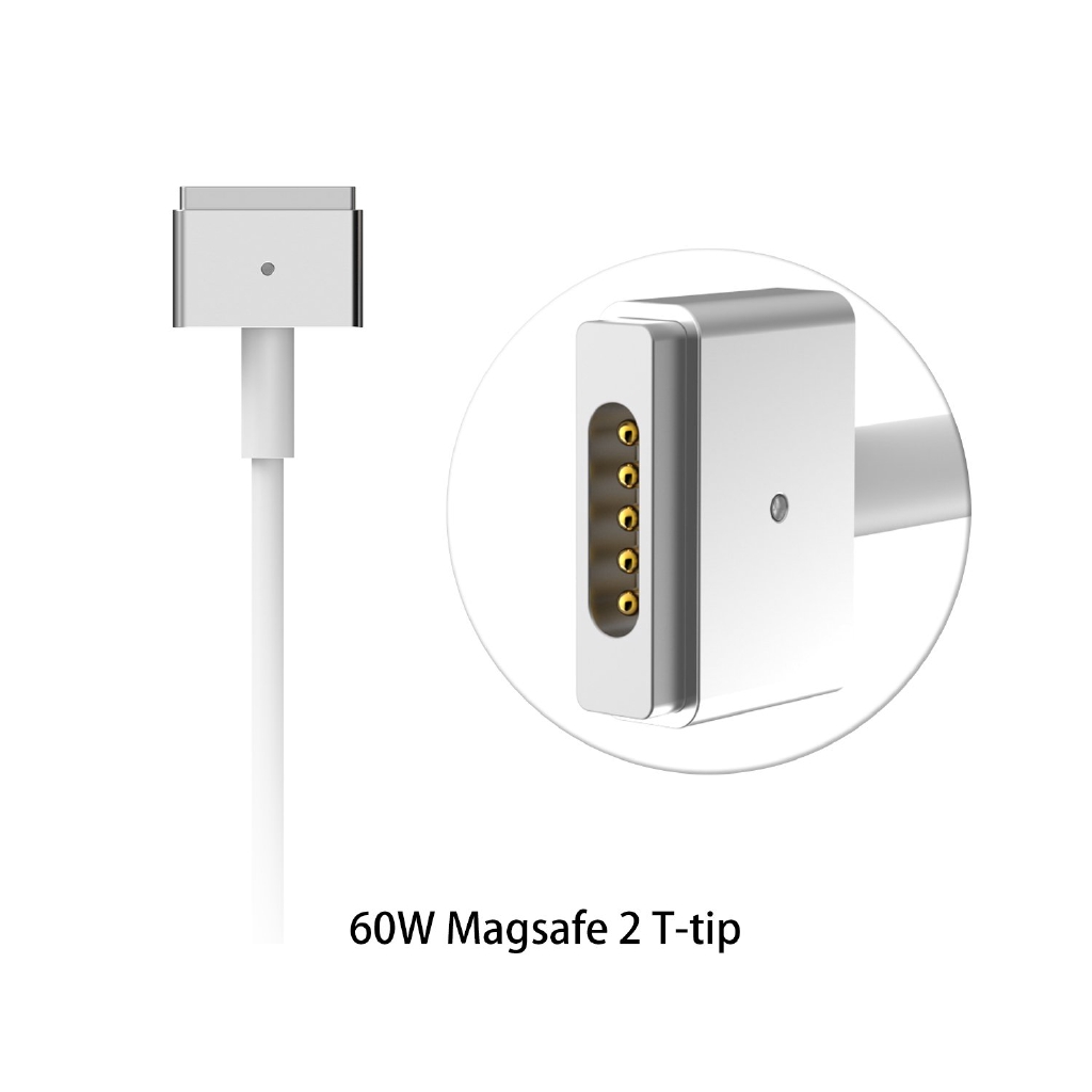 60W MagSafe 2 T-Tip Power Adapter Charger for Apple MacBook Pro 13 inch  Retina A1502 A1435 A1465 6zVj | Shopee Thailand