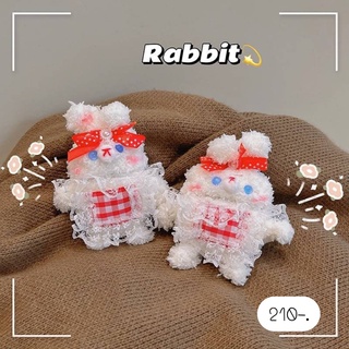 พร้อมส่ง 🐰 กระต่ายผ้าแดง เคสแอร์พอดงานตุ๊กตา เคสแอร์พอดตุ๊กตา เคสแอร์พอดงานขน